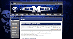 Desktop Screenshot of bluedevil-football.com